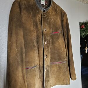 Men's Brown Suede Jacket